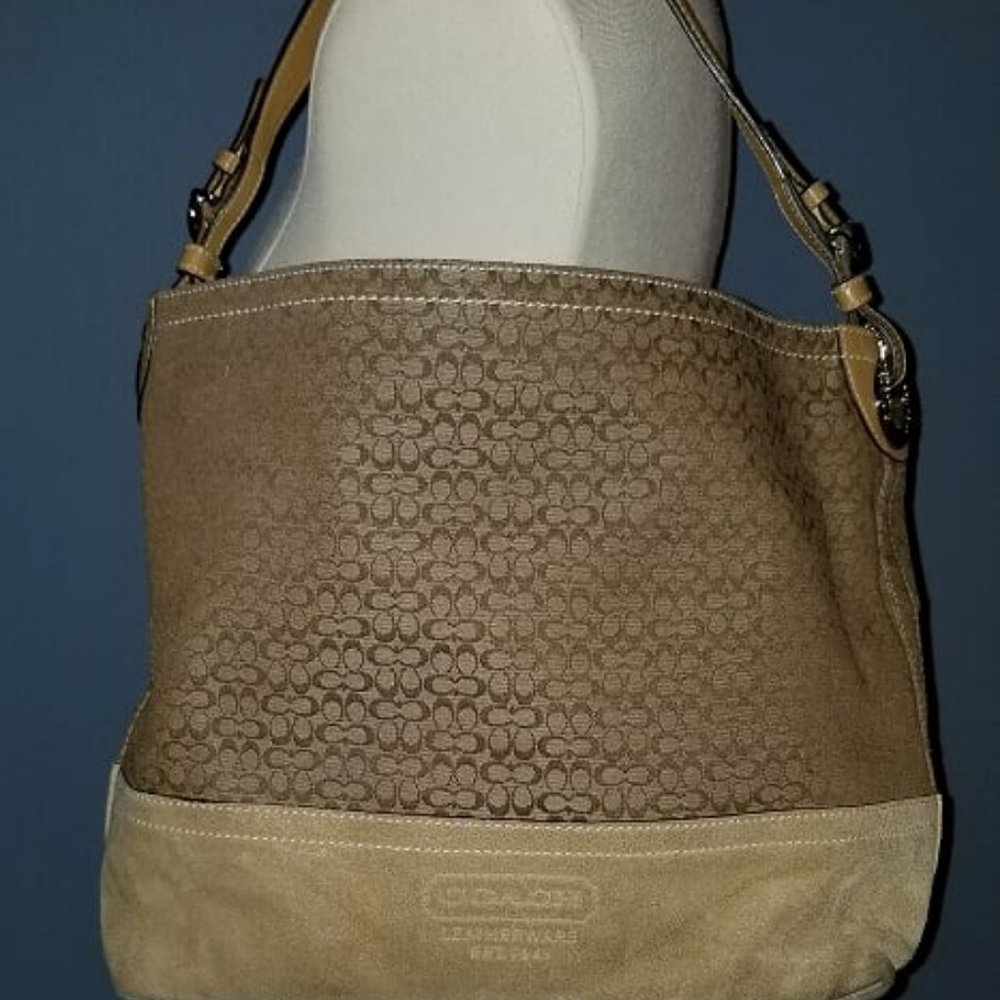 Coach Suede Handbag